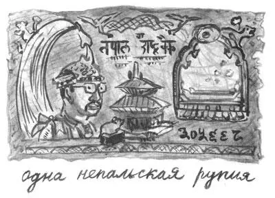 Непальского короля в очках и в средневековом шлеме со страшенным пером на - фото 9