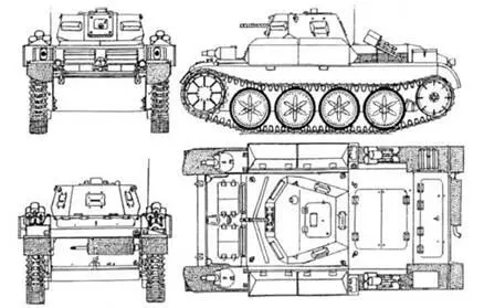 Легкий огнеметный танк PzKpfw II FI Flammpanzer II Легкий огнеметный - фото 70