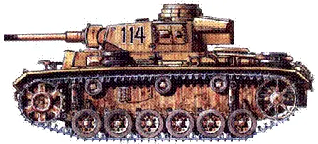 Средний огнеметный танк PzKptw III FI Flammpanzer III Самоходный - фото 98