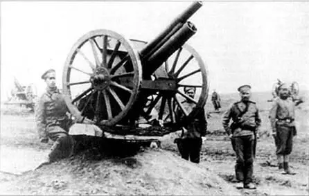 Орудийный расчет скорострельной полевой 76мм пушки приспособленной для - фото 4