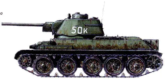 Огнеметный танк ОТ34 на базе танка выпуска 1943 года Огнеметный танк ОТ34 - фото 61