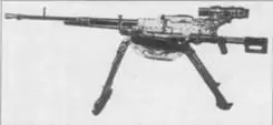 Крупнокалиберный пулемет НСВС 127 с оптическим прицелом СПП на треножном - фото 4