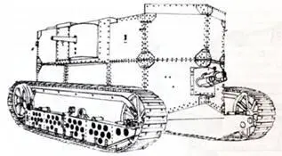 Танк фирмы Холт Мэнюфэкчуринг 1917 г Танкскелет 1918 г Танкфорд - фото 45