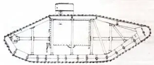 Танкскелет 1918 г Танкфорд 1918 г Схема устройства танка Форд - фото 46