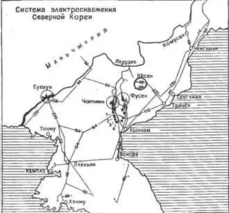 Рис3 Сеть элетростанций Северной Кореи Рис 3а Супхунская ГЭС Рис 4 - фото 108