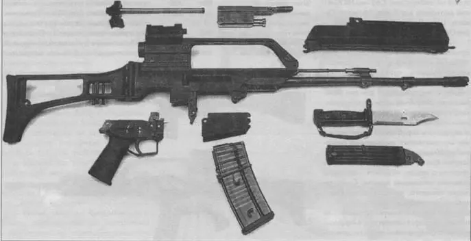 Неполная разборка винтовки G36 в целом аналогична ручному пулемету MG36 Как и - фото 88