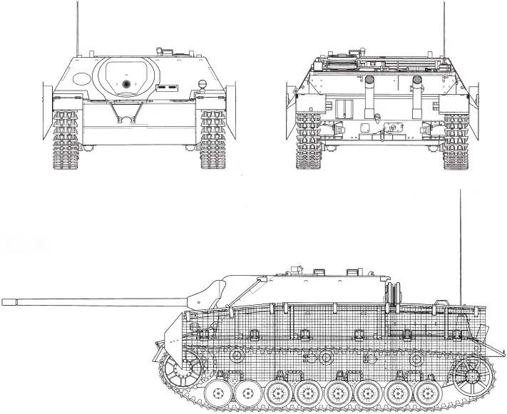 Panzer IV70 поздних выпусков о чем можно судить по двум передним - фото 108