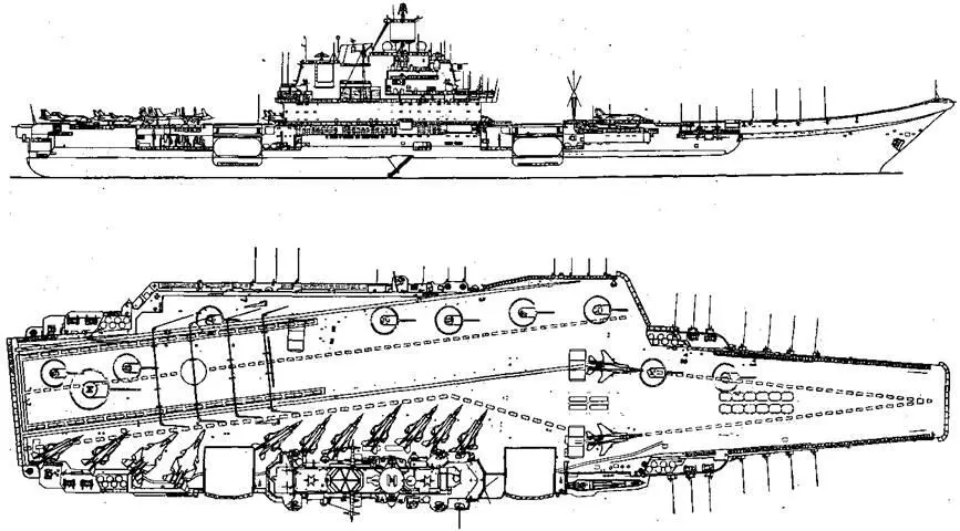 Тяжелый авианесущий крейсер Тбилиси Адмирал флота Советского Союза - фото 77