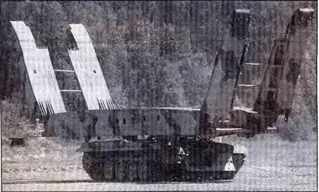 Мостовая машина на шасси Т72 БМР3М на базе Т72 В результате установки - фото 101