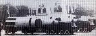МБР DF5 на параде транспортируется отдельными ступенями В 1962 году состоялся - фото 47