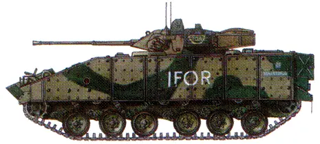 БМП Уорриер из состава IFOR Йоркширский полк 1993 г БМП М3 Брэдли - фото 109