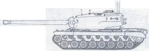 Опытный тяжелый танк Т34 Т32 тяжелый из среднего Опытный тяжелый танк Т32 - фото 83