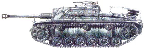 Штурмовое орудие StuG 40 танкового батальона 1й армии Венгрия январь 1945 г - фото 66