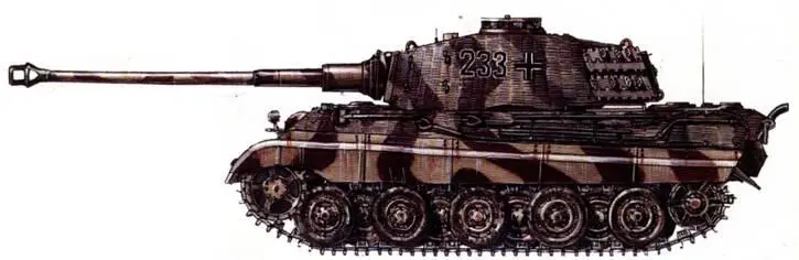 Танк Pz Kpfw VI Ausf В Королевский тигр из 503 батальона тяжелых танков - фото 111