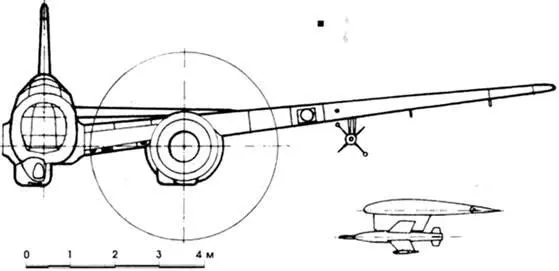 Рис 7 Схема подвески ракеты Х4 к самолету Ju 88 Схема окраски Х4 - фото 52