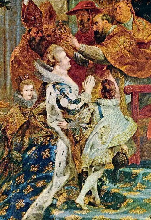 Коронация Марии Медичи фрагмент картины Питера Пауэла Рубенса Маргарита - фото 62