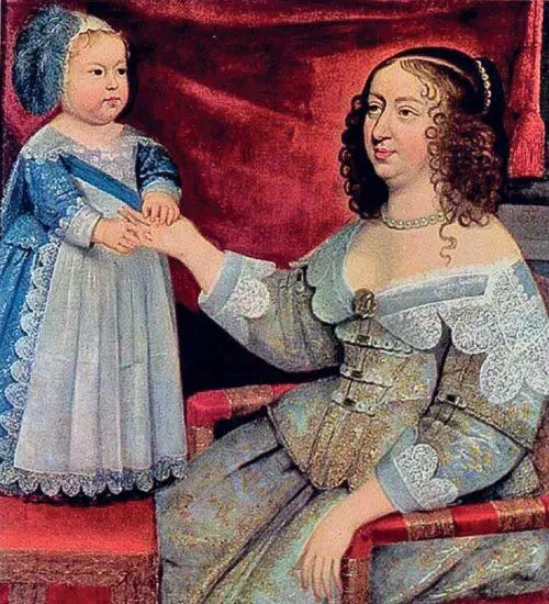 Анна Австрийская с сыном будущим королем Людовиком XIV Герцог Гастон - фото 89