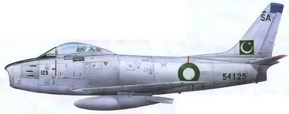 F86F сер 54125 борт 125 командира 11й истребительной эскадрильи ВВС - фото 60