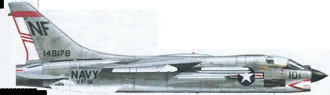 F8E сер 14178 командира эскадрильи VF51 коммандера Джеймса Стокдеила - фото 77
