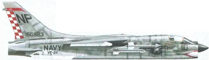 F8E сер 150923 лейтенанткоммандера Маршалла Райта из состава эскадрильи - фото 86