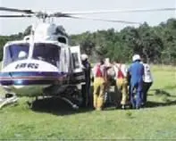 Использование вертолета Bell412 для эвакуации пострадавших в ав - фото 34