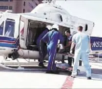 Использование вертолета Bell412 для эвакуации пострадавших в автомобильной - фото 35