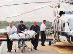 Использование вертолета Bell412 для эвакуации пострадавших в автомобильной - фото 36