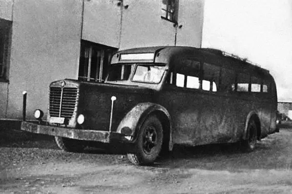 Трофейный гражданский довоенный автобус БюссингНАГ применявшийся в - фото 34