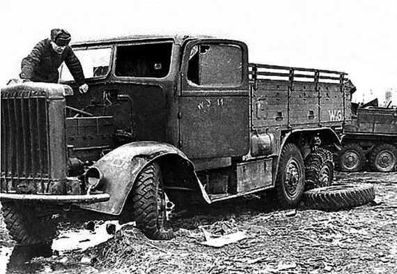 Трофейный 2тонный армейский грузовик Шкода6L 6x6 образца 1936 года с - фото 100