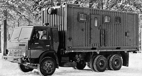 Длиннобазное шасси КамАЗ53213 с армейской кухней КВК130 в съемном контейнере - фото 279