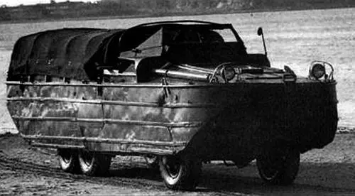 Первая 25тонная амфибия ДАЗ485 с регулированием давления в шинах 1950 год - фото 41
