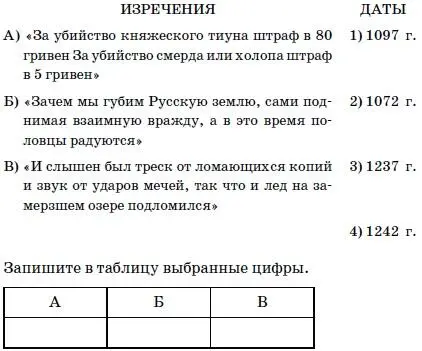 6Установите соответствие между именами деятелей русской истории и их - фото 15