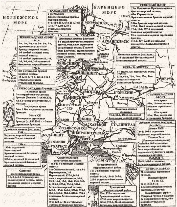 Соединения и части морской пехоты на фронтах Великой Отечественной войны - фото 2