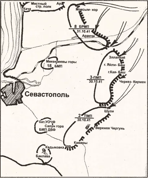 Боевые действия соединений и частей морской пехоты Черноморского флота на - фото 63