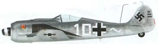FW190A8 фельдфебеля Рудольфа Артнера из состава 9JG5 Норвегия аэродром - фото 61
