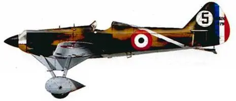 D500 заводской 75 и школы летчиков истребителей в Тулузе 1940 г D510 - фото 38