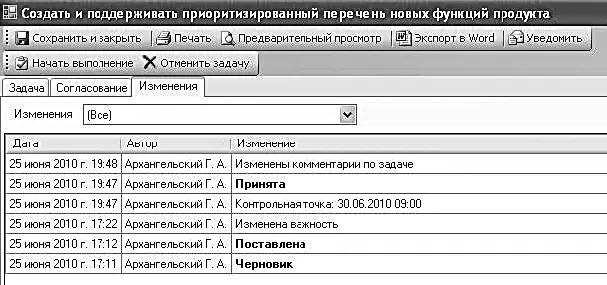 Процесс работы с задачей организован более тонко чем в стандартном Outlook - фото 189