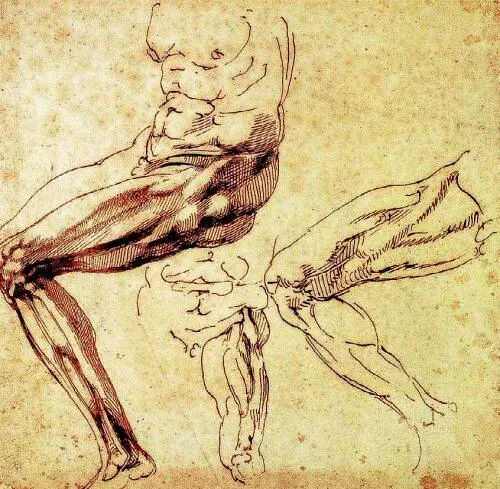 Наброски Микеланджело Распятие работы Микеланджело Собор - фото 12