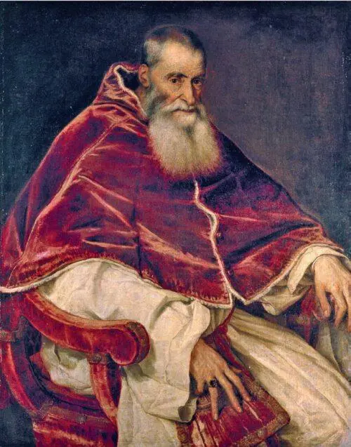 Папа Павел III художник Тициан Скульптура Победа работы Микеланджело - фото 46