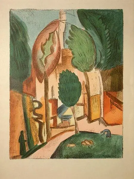 ПВ Кузнецов МайБиран Лист 7 из альбома Горная Бухара 1923 г - фото 7