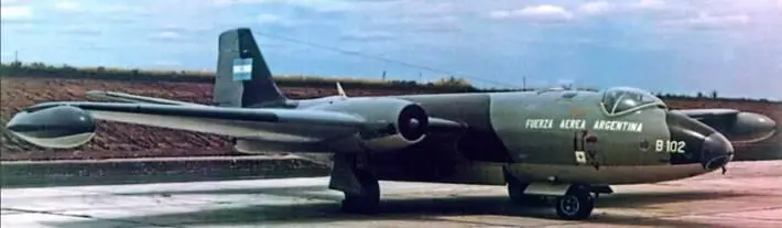 Canberra В62 из 1 й эскадрильи 2й бомбардировочной группы ВВС Аргентины - фото 74