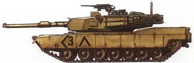Танк М1А1 Абрамс операция Буря в пустыне Танк М1А2Абрамс 1995 г - фото 30