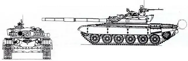 Т72 Основное вооружение 125мм гладкоствольная пушка 2А46 Т80УД - фото 48