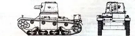 Виккерс 6 тонн вариант В Легкий танк РеноВиккерс Рено обр 1932 С - фото 5