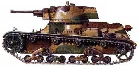 Польский легкий танк 7ТР Немецкий легкий танк Pz II Польский легкий танк - фото 57