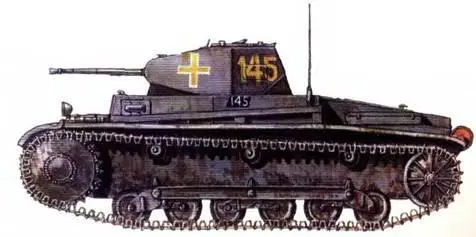 Немецкий легкий танк Pz II Польский легкий танк 7 TP Трофейный танк 7 TP - фото 58