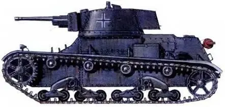 Трофейный танк 7 TP Польский опытный плавающий танк PZ Inz 130 Немецкий - фото 60
