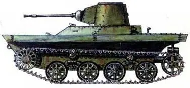 Польский опытный плавающий танк PZ Inz 130 Немецкий средний танк Pz III - фото 61