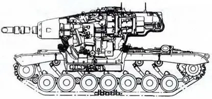 Танк Т58 Автомат заряжания танка Т58 ОПЫТНЫЙ ТЯЖЕЛЫЙ ТАНК Т57 - фото 52
