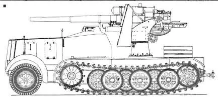 88см пушка Flak 18 на тягаче SdKfz8 Фирмой Рейнметалл было создано - фото 18